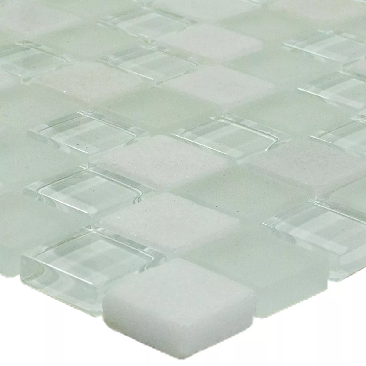 Glas Natursten Mosaik Sagura Vit Glas Natursten Mosaik Sagura Vit