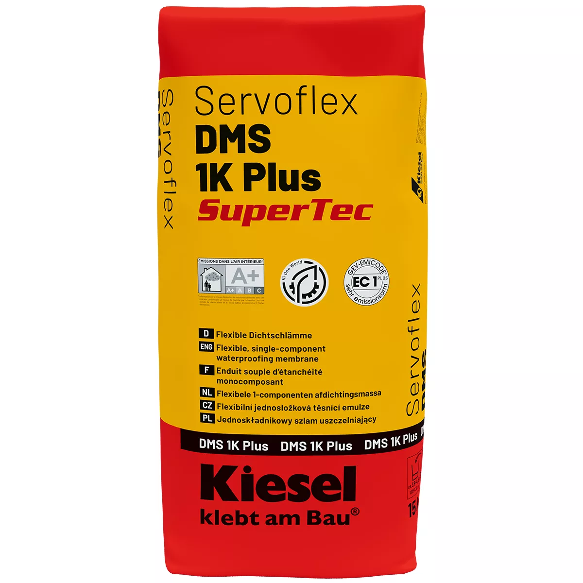 Flexible Dichtschlämme Kiesel Servoflex DMS 1K Plus 15 Kg