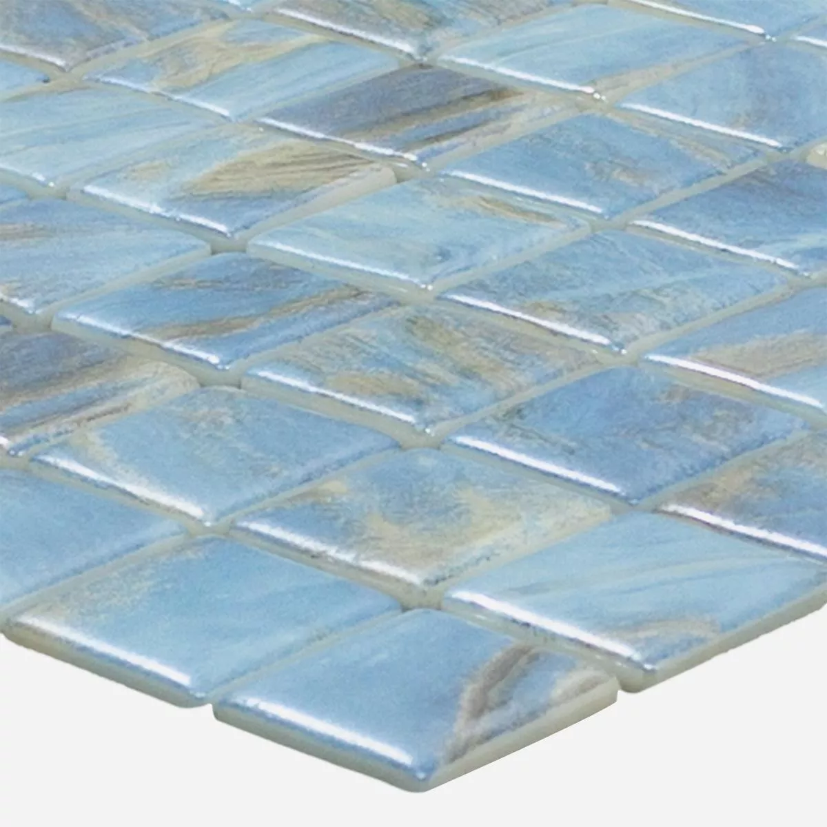 Glas Simbassäng Mosaik Alassio Blå 25 Glas Simbassäng Mosaik Alassio Blå 25