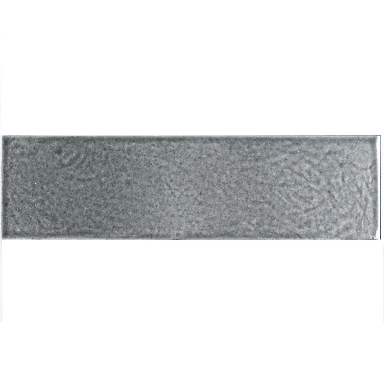 Wandfliese Open Air Gewellt 6x24cm Grau