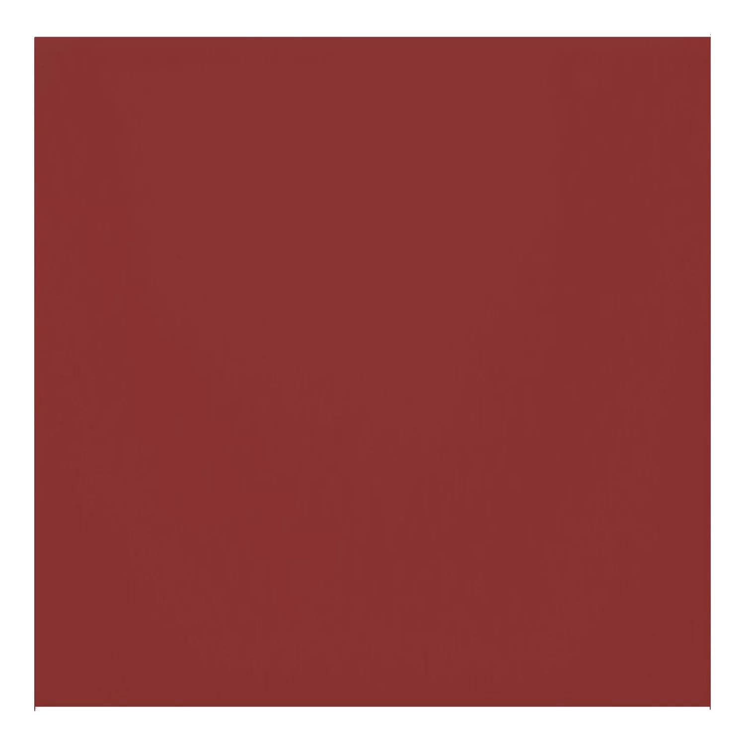 Metrofliese Rot Matt 10x10 cm Ohne Facette Freyburg Burdeos