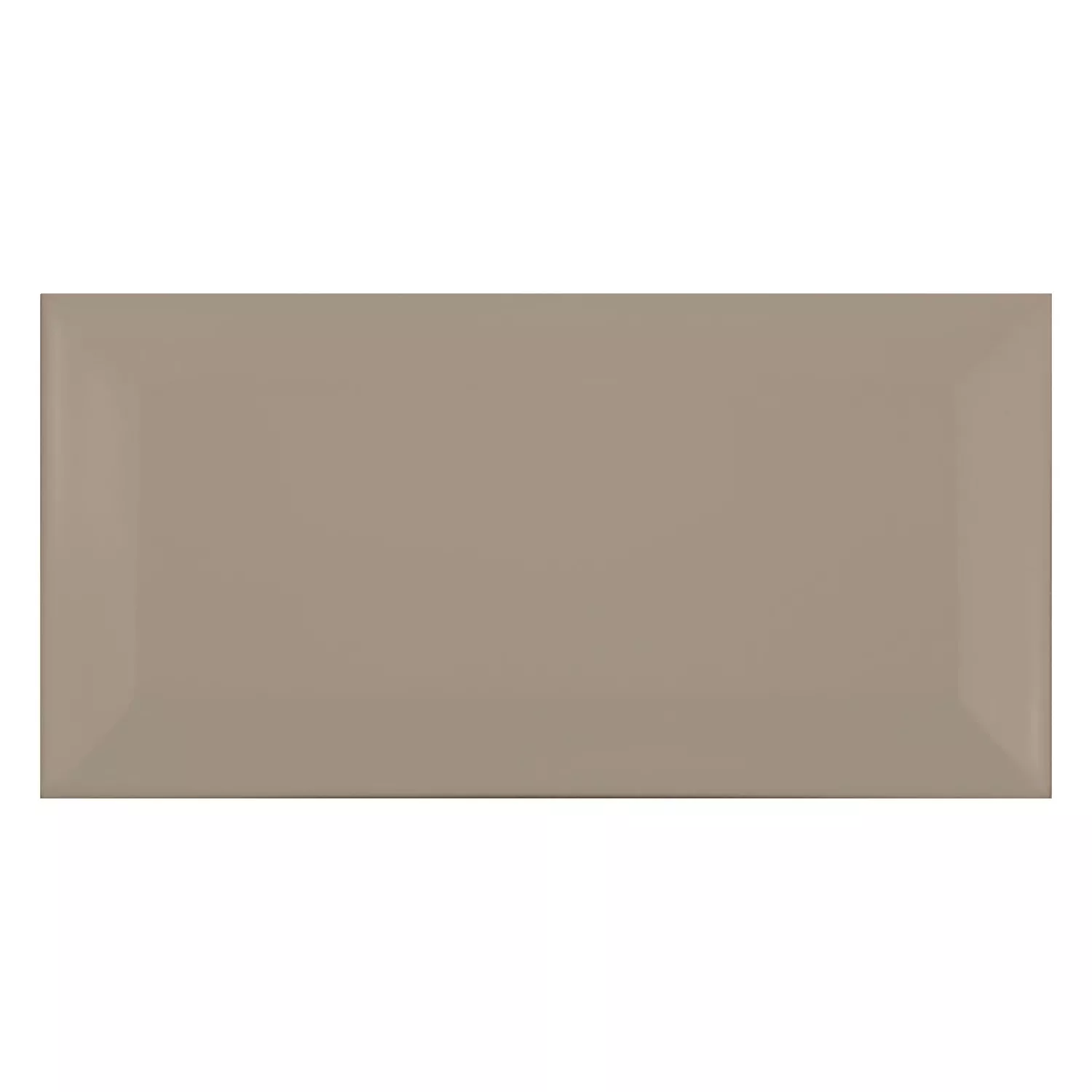Metrofliese Braun Matt 7,5x15 cm Facette Pitcox Mink