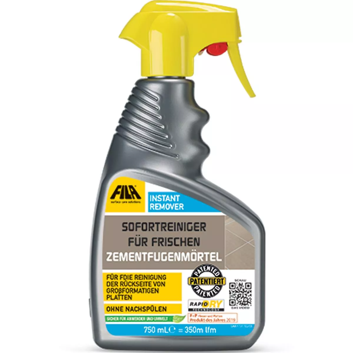 Fila INSTANT REMOVER rengöringsmedel för cementbruk 750 ML Fila INSTANT REMOVER rengöringsmedel för cementbruk 750 ML