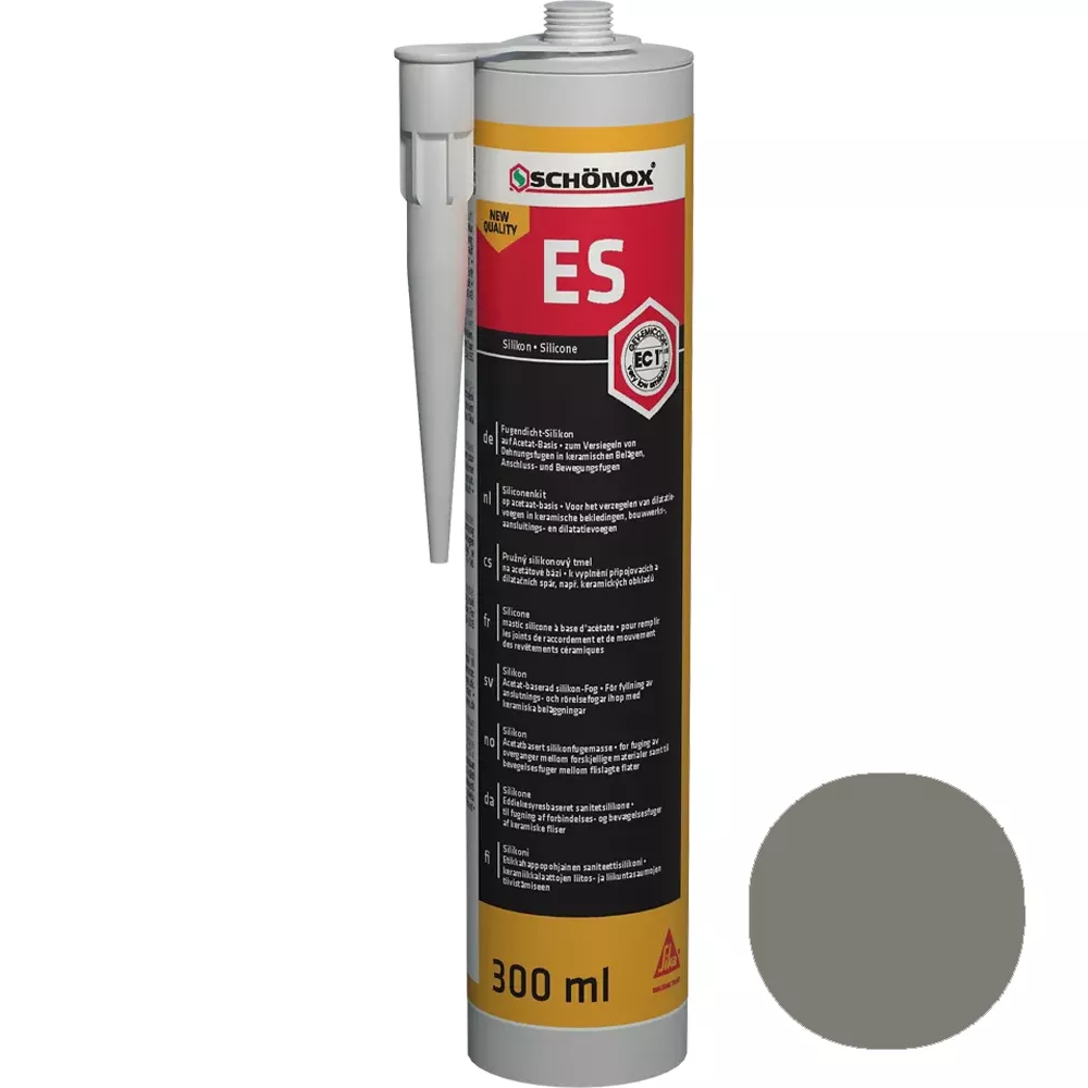 Schönox ES Grå Fogförsegling Silikon (300 Ml) Schönox ES Grå Fogförsegling Silikon (300 Ml)