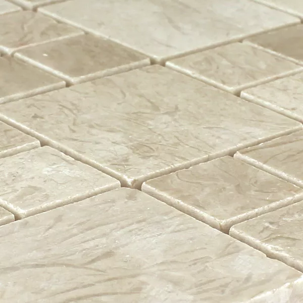 Mosaikfliesen Marmor Elegance Beige Geschliffen