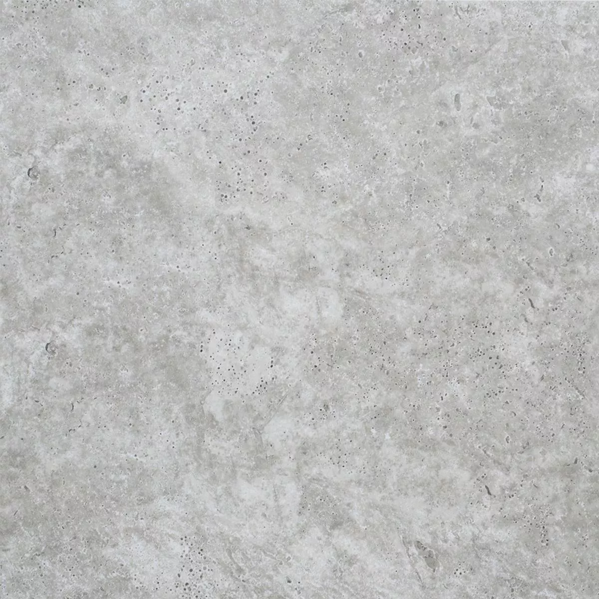 Terrassenplatten Feinsteinzeug Osborne Silber 60x60x2 cm