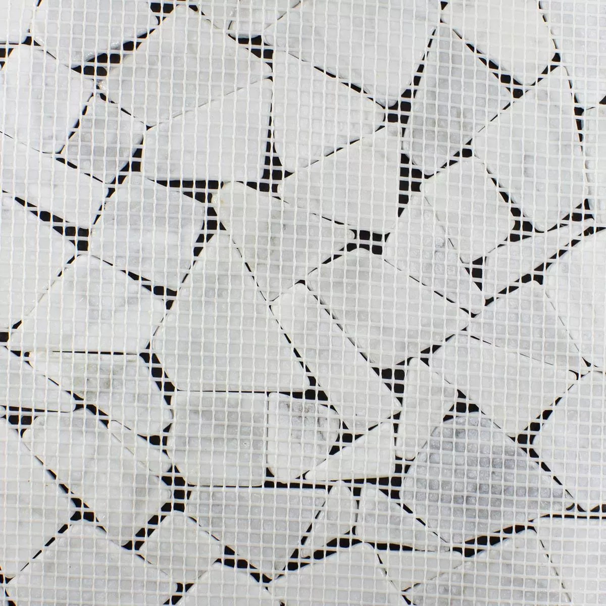 Marmor Bruch Mosaikfliesen Mareblu Carrara Weiss