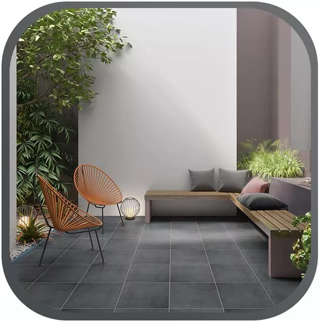 Terrassplattor Antracit Terrassplattor Antracit