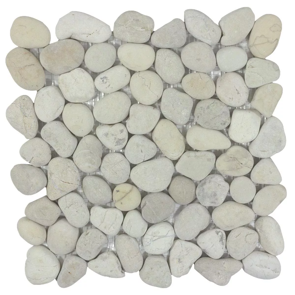 Småstenmosaik Plattor Xanthos Vit Småstenmosaik Plattor Xanthos Vit