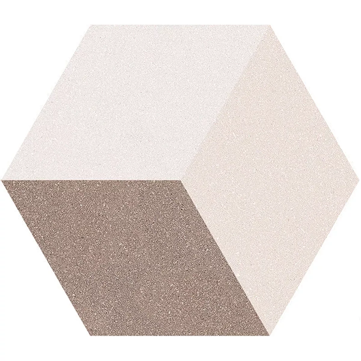 Stengods Plattor Novalima Hexagon 3D Tärning Optik Dekor 22,5 x 25,9cm Stengods Plattor Novalima Hexagon 3D Tärning Optik Dekor 22,5 x 25,9cm