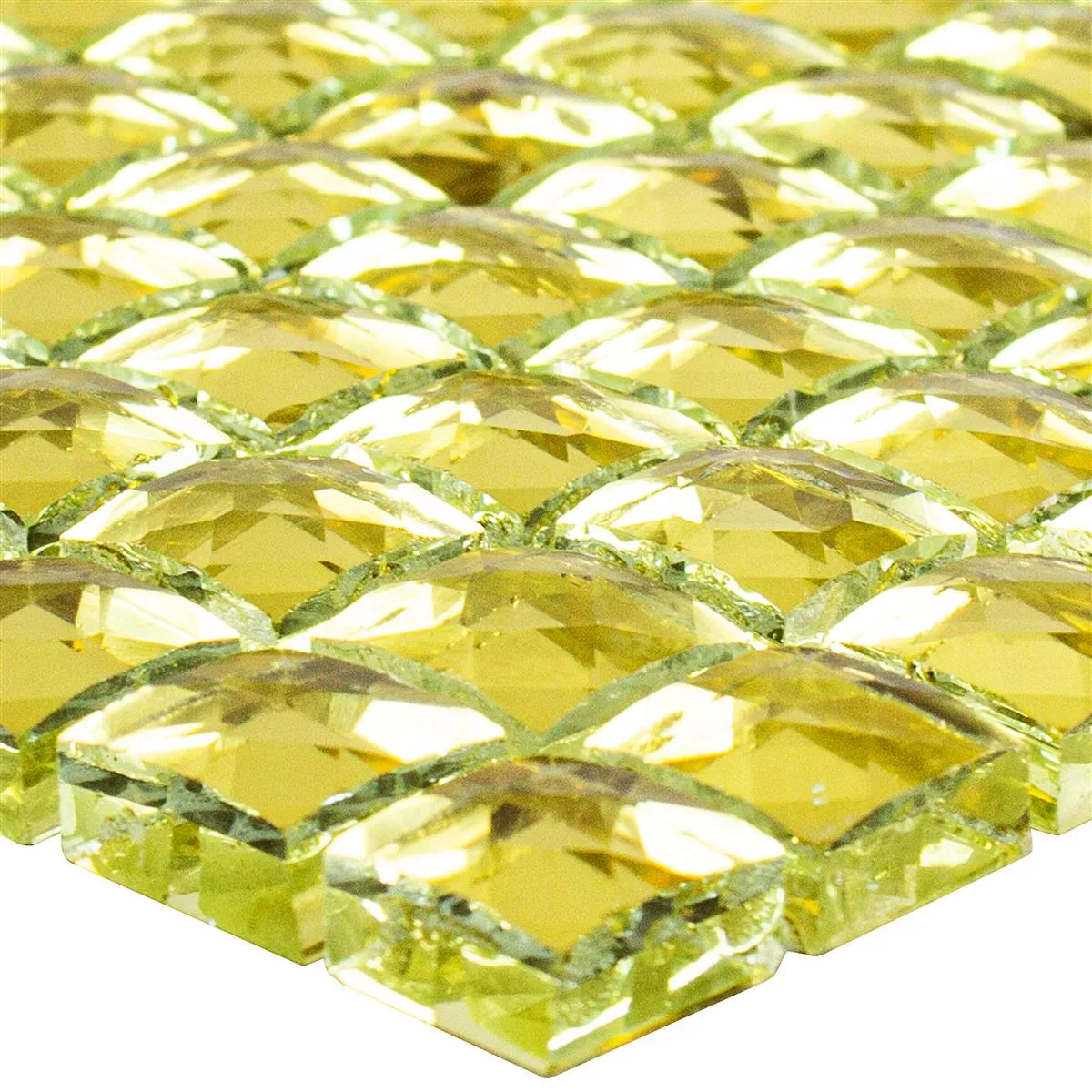 Glas Mosaik Victoria Guld Fyrkant 15 Glas Mosaik Victoria Guld Fyrkant 15