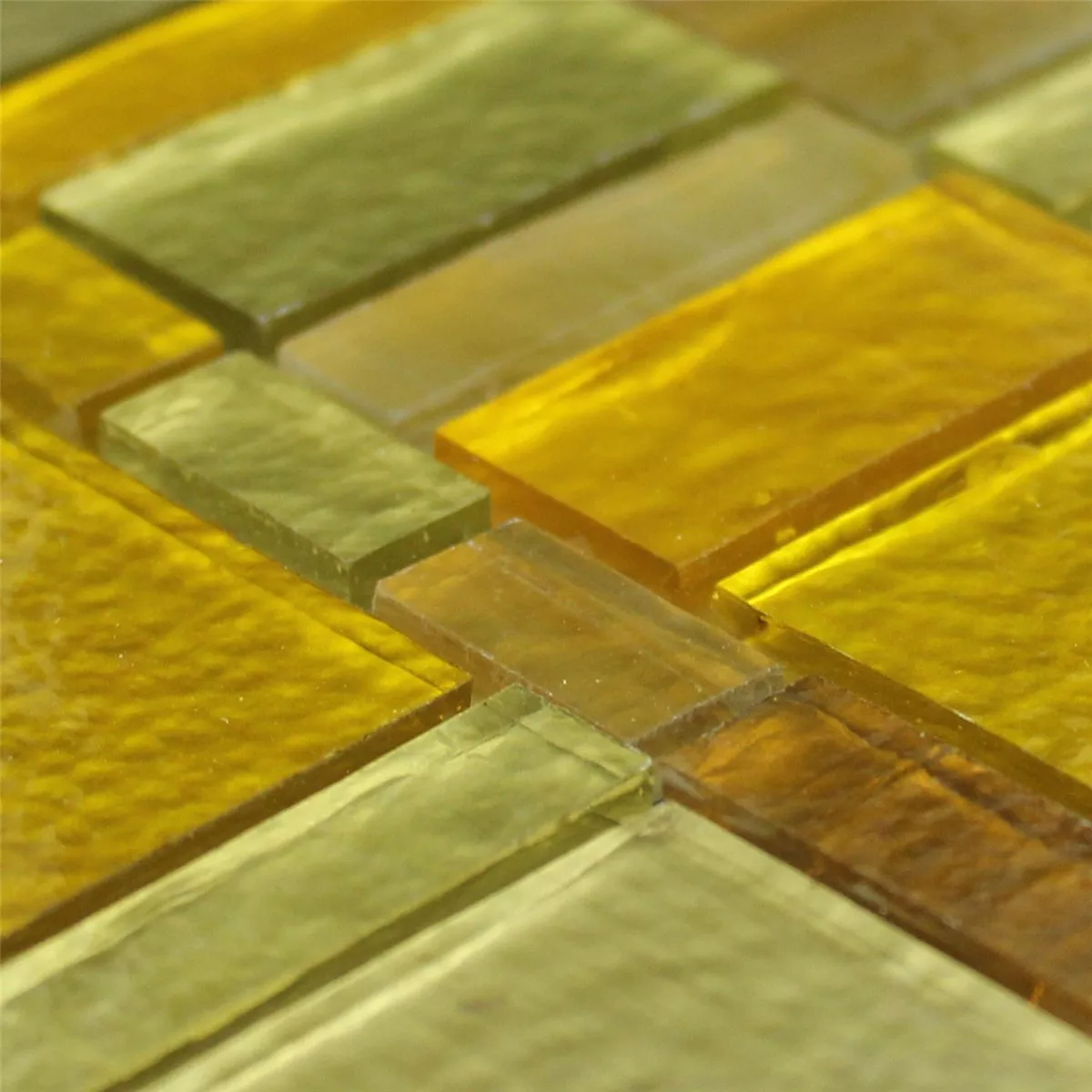 Glas Fliesen Trend Recycling Mosaik Liberty Ochre