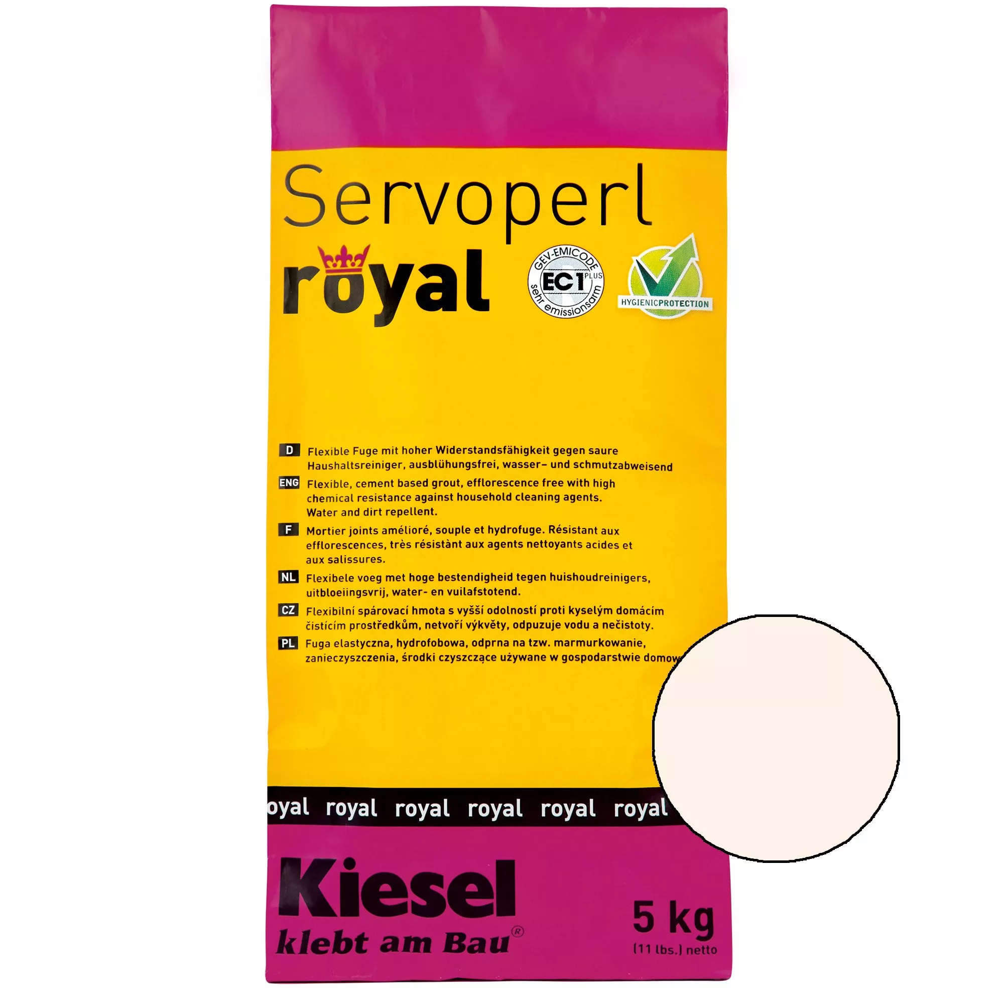 Kiesel Servoperl royal -Fugenmasse-5 Kg Pergamon
