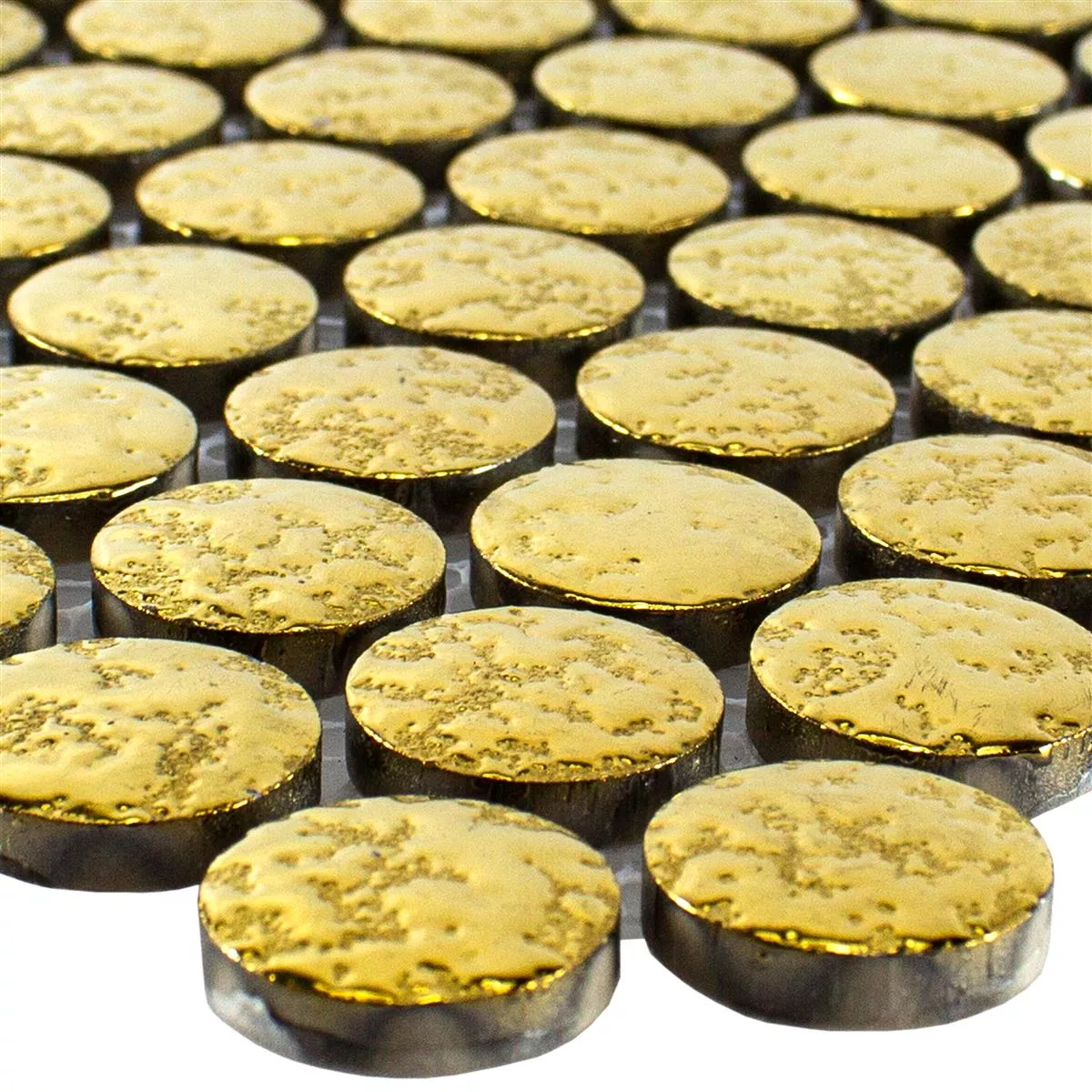 Keramik Knopp Effekt Mosaik Meneksche Guld Keramik Knopp Effekt Mosaik Meneksche Guld