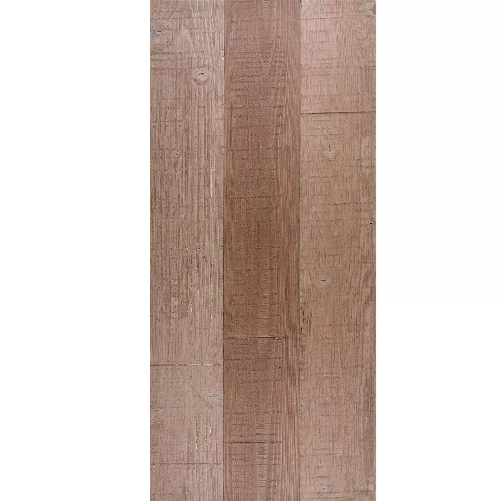 Muster von Wandpaneele aus Holz Paris Selbstklebend Beige Braun