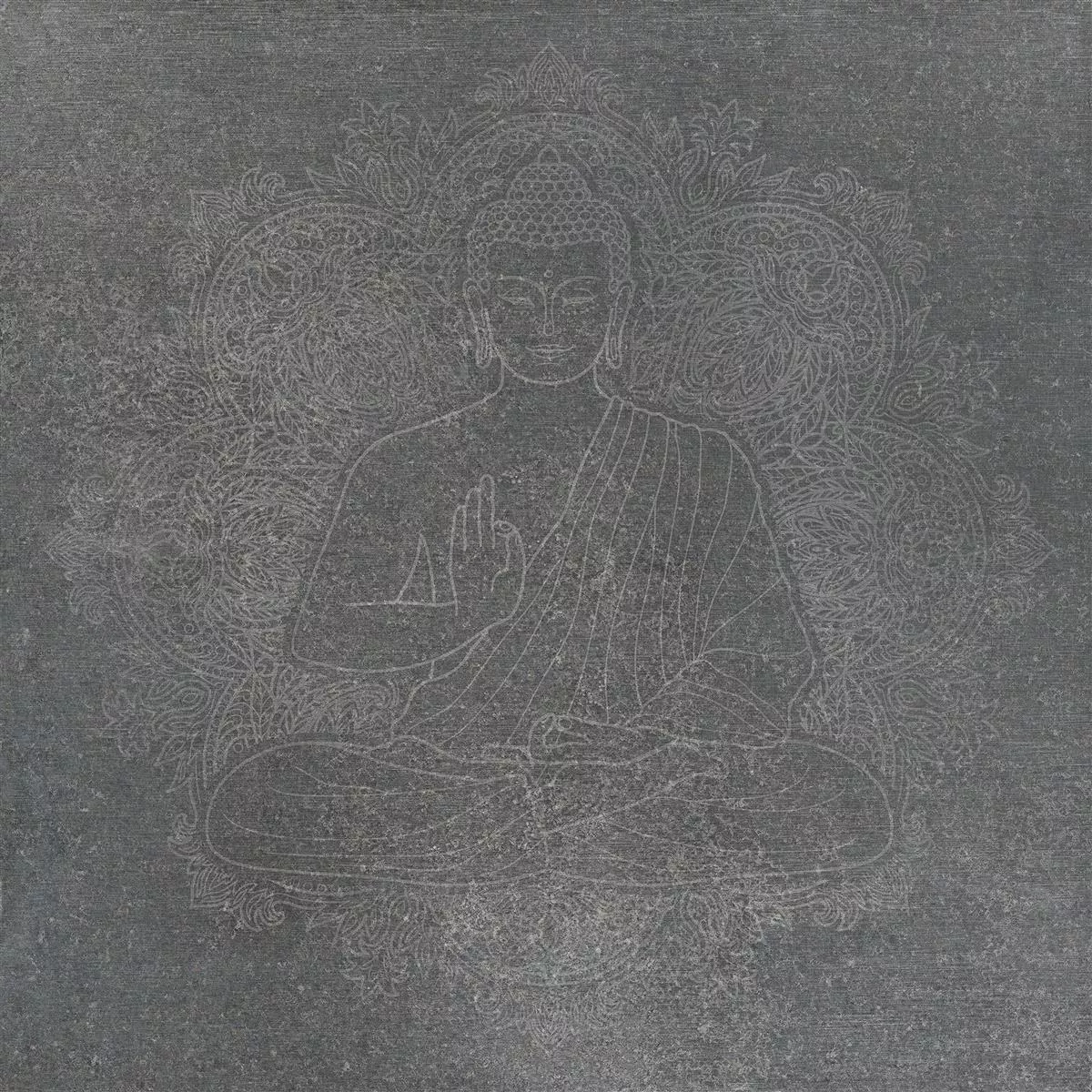 Klinker Sten Optik Horizon Antracit Dekor Buddha Klinker Sten Optik Horizon Antracit Dekor Buddha