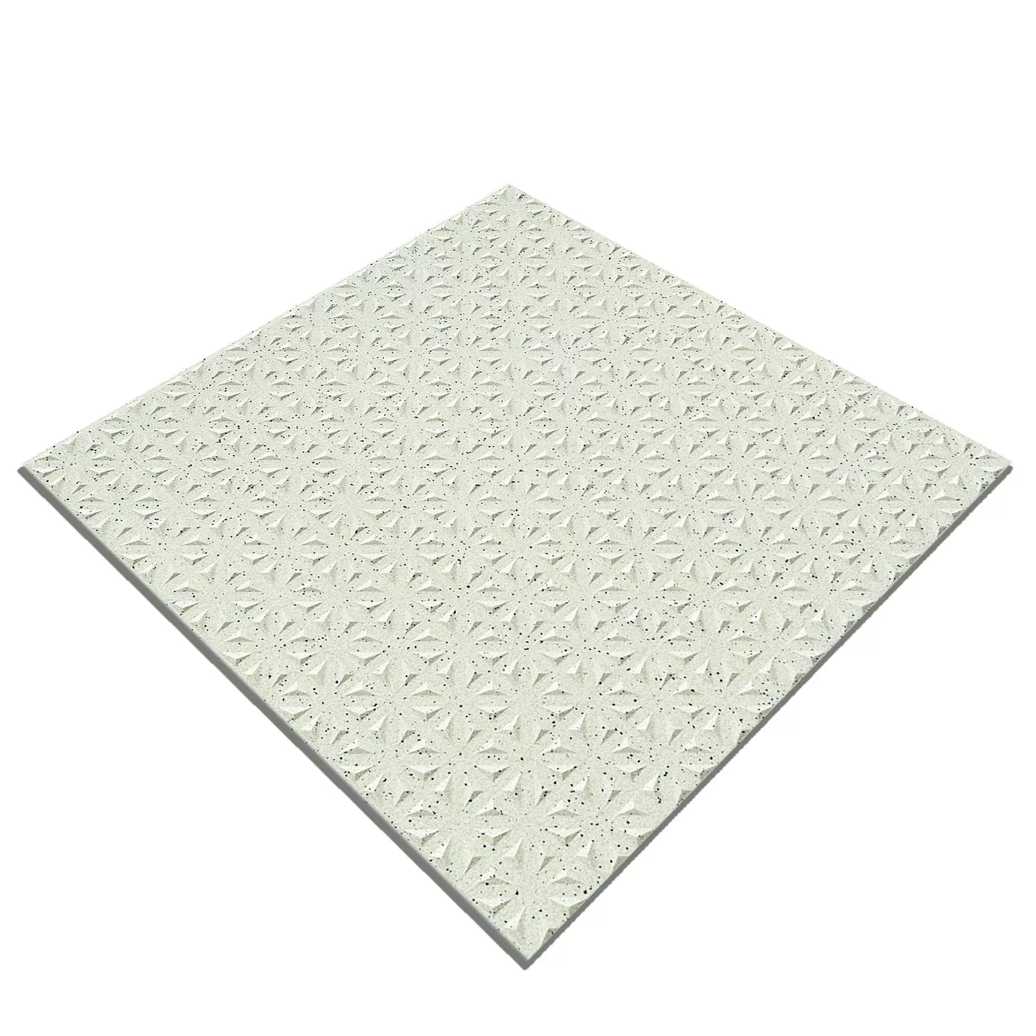 Muster Bodenfliese Feinkorn R12/V4 Creme Gespenkelt 20x20cm