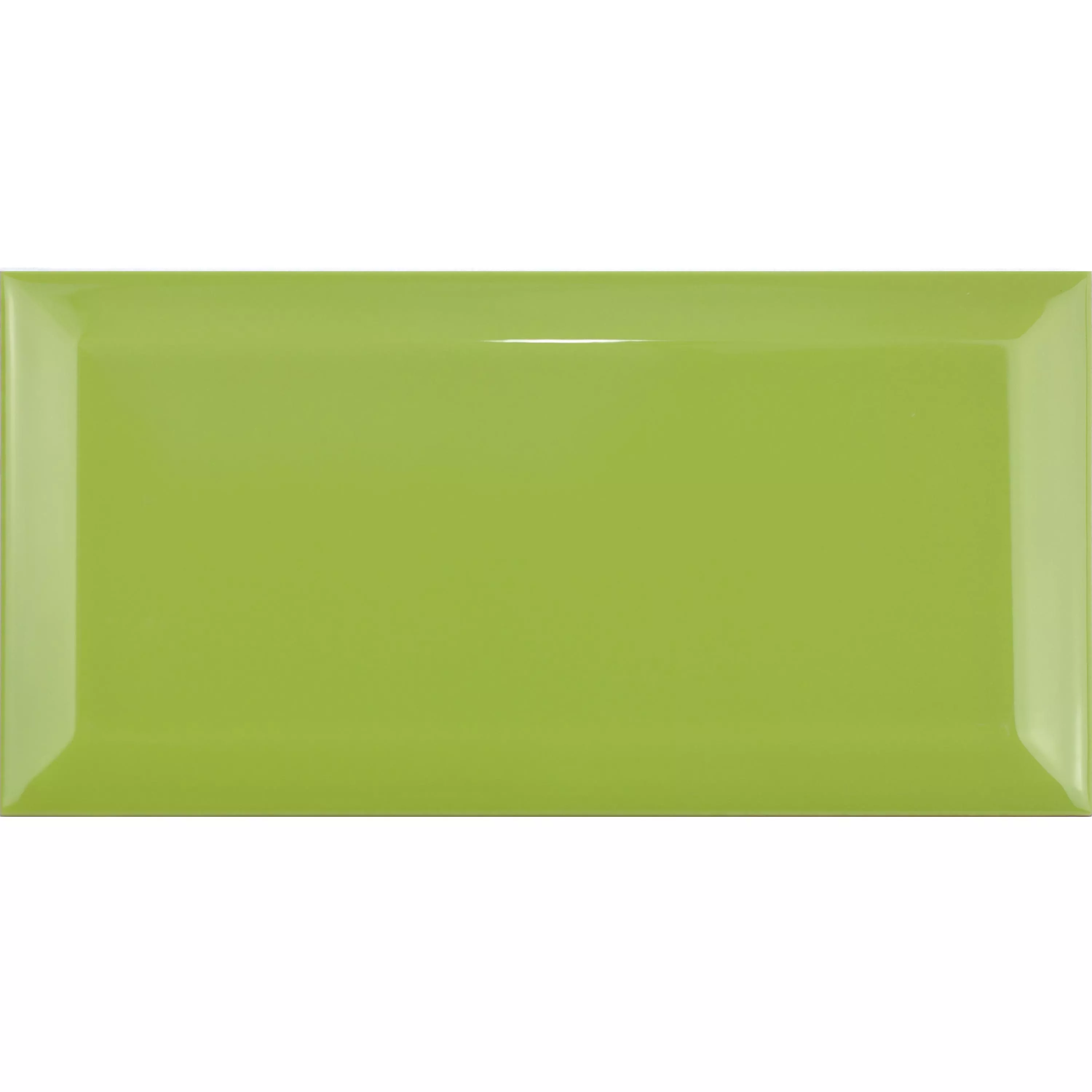 Metro Wandfliesen Brussel Facette 10x20x0,7cm Pistacho Metro Wandfliesen Brussel Facette 10x20x0,7cm Pistacho