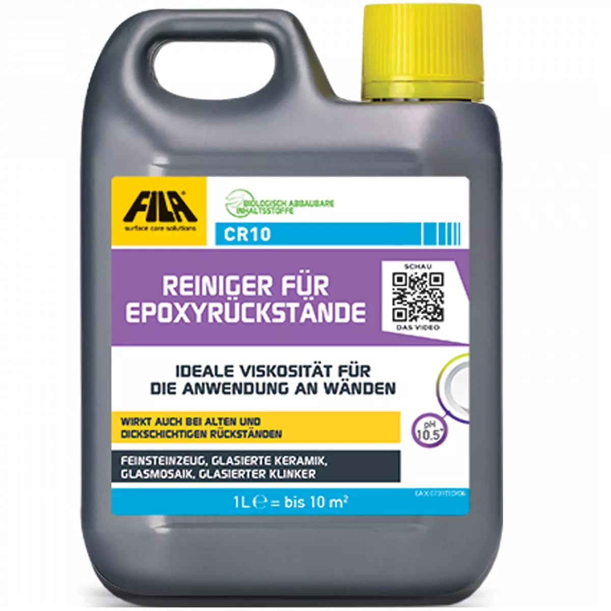 Fila CR10 rengöringsmedel för epoxibruk 1 liter Fila CR10 rengöringsmedel för epoxibruk 1 liter