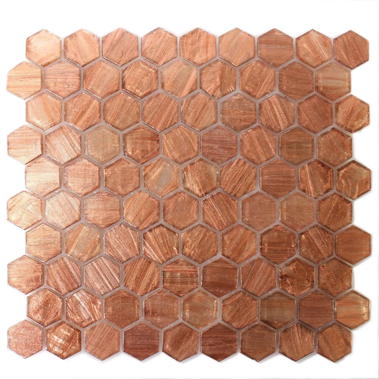 Mosaikfliesen Trend-Vi Glas Hexagonal 222