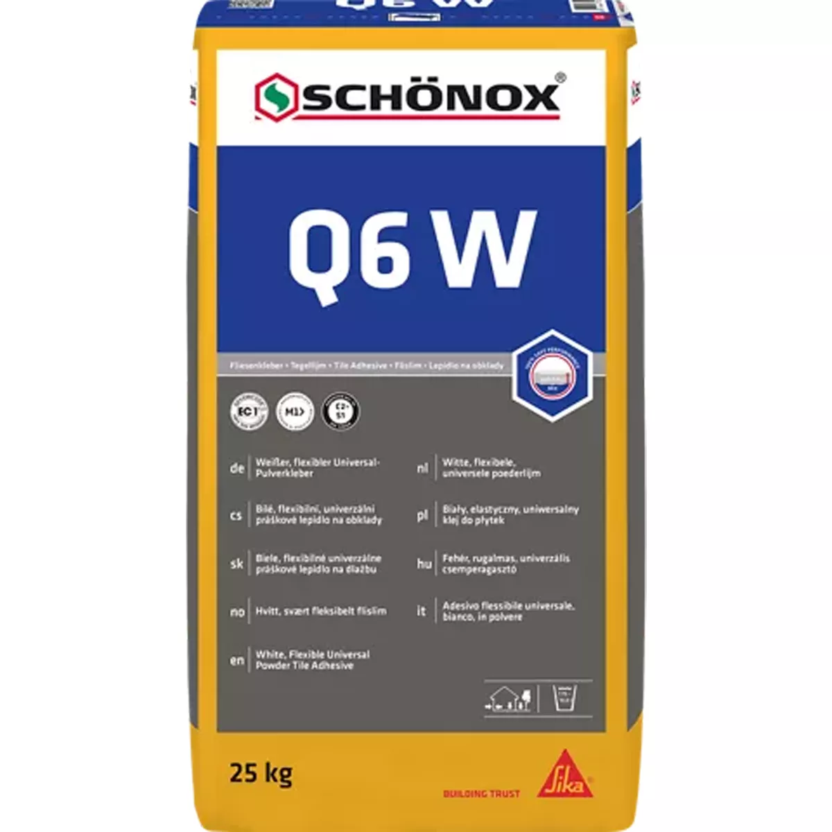 Fliesenkleber Schönox Q6 W (Wand&Boden) Universalkleber (25Kg) (Weiß) Fliesenkleber Schönox Q6 W (Wand&Boden) Universalkleber (25Kg) (Weiß)