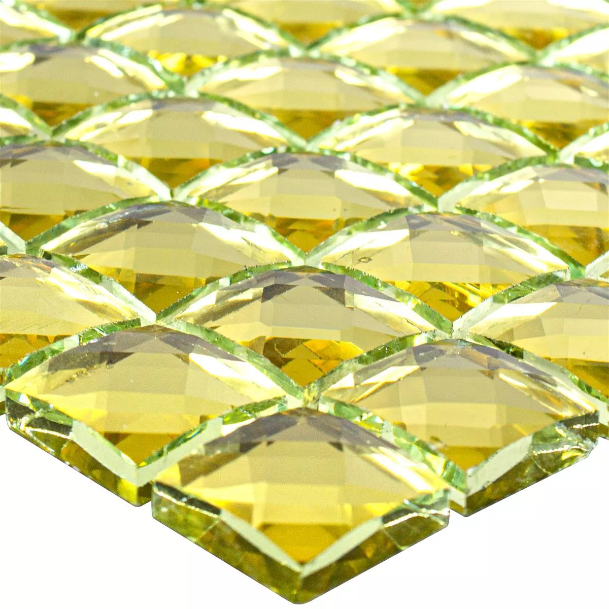 Glas Mosaik Victoria Guld Fyrkant 23 Glas Mosaik Victoria Guld Fyrkant 23