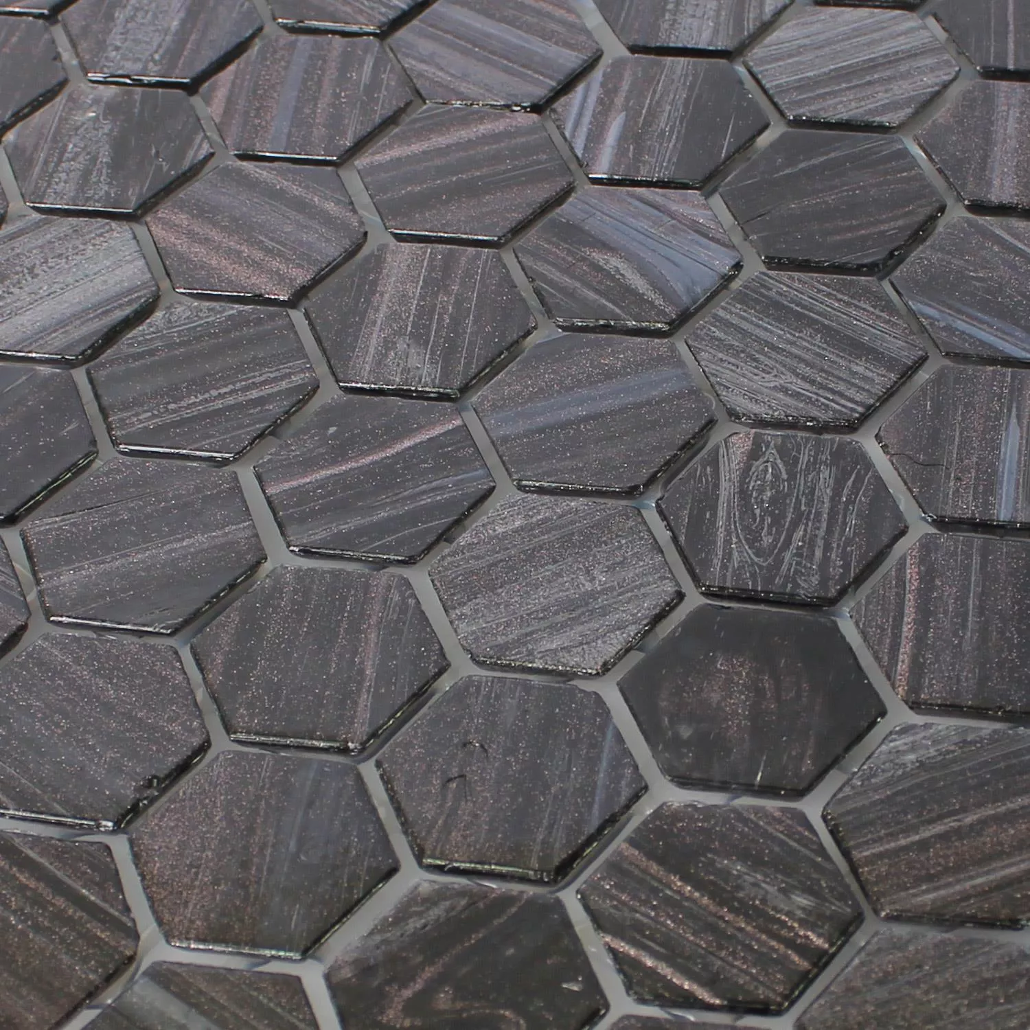 Mosaikfliesen Trend-Vi Glas Hexagonal 260