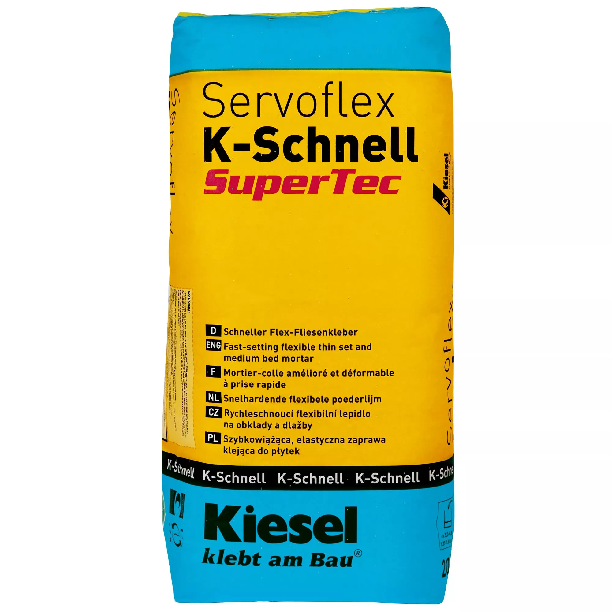 Kiesel Servoflex K-Schnell - Storformatsbeläggningar Snabbplattelim (20 Kg) Kiesel Servoflex K-Schnell - Storformatsbeläggningar Snabbplattelim (20 Kg)