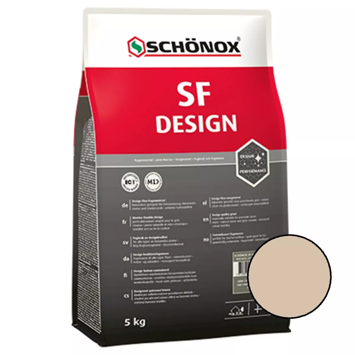 Fugenmörtel Schönox SF Design Jurabeige 5 Kg