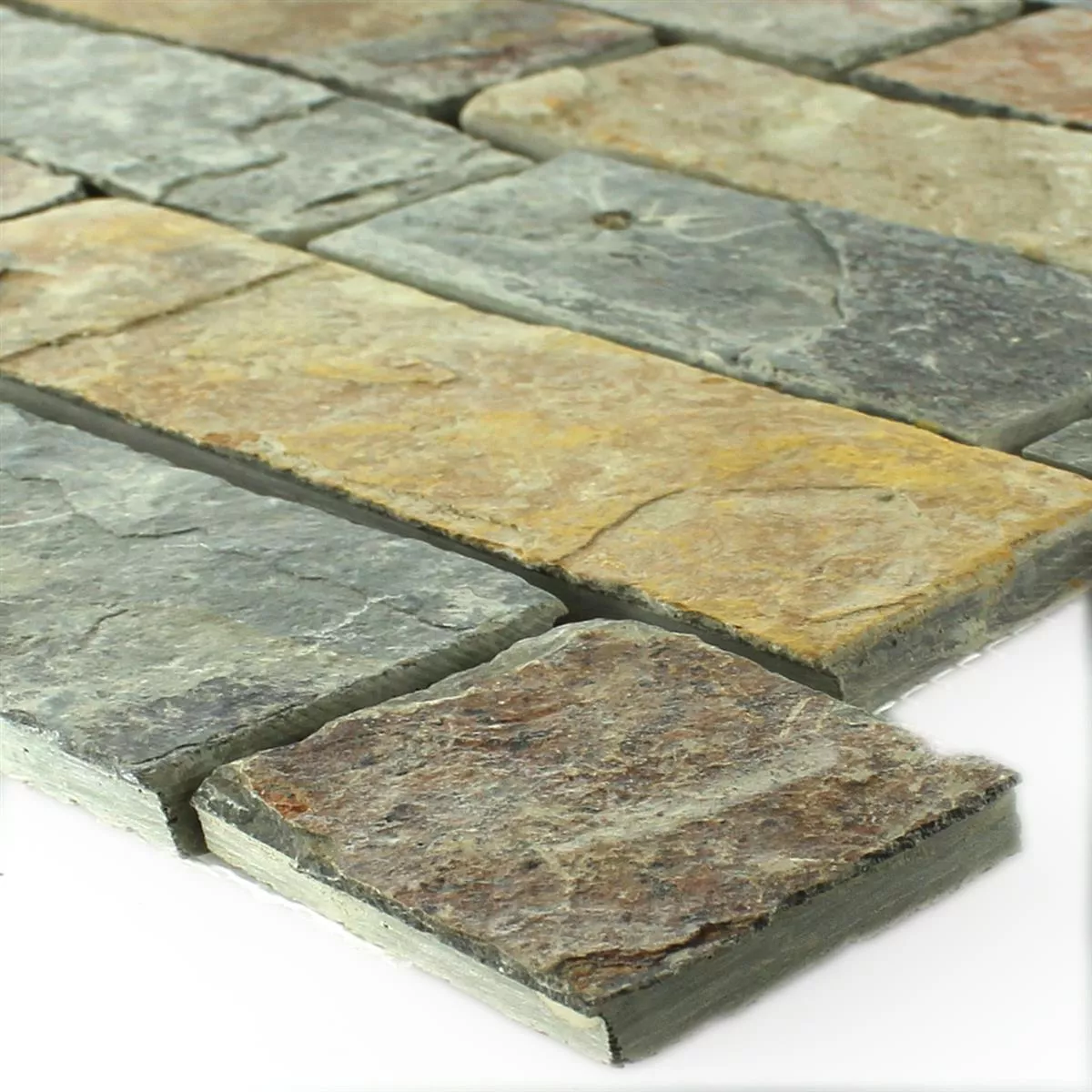 Mosaik Skiffer Gidley Rost Brun Brick Mosaik Skiffer Gidley Rost Brun Brick