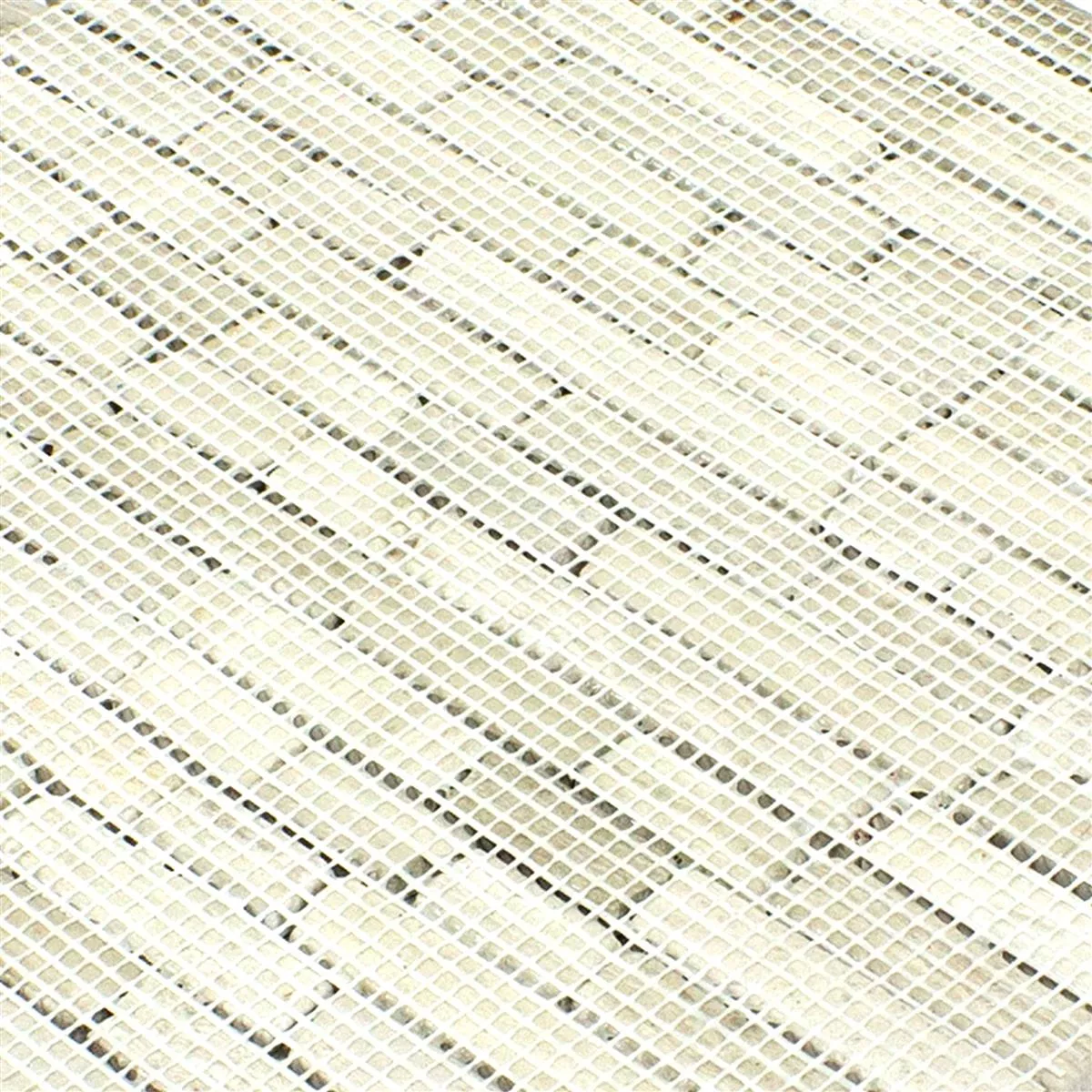 Muster von Mosaikfliesen Marmor Brick Stanley Grau