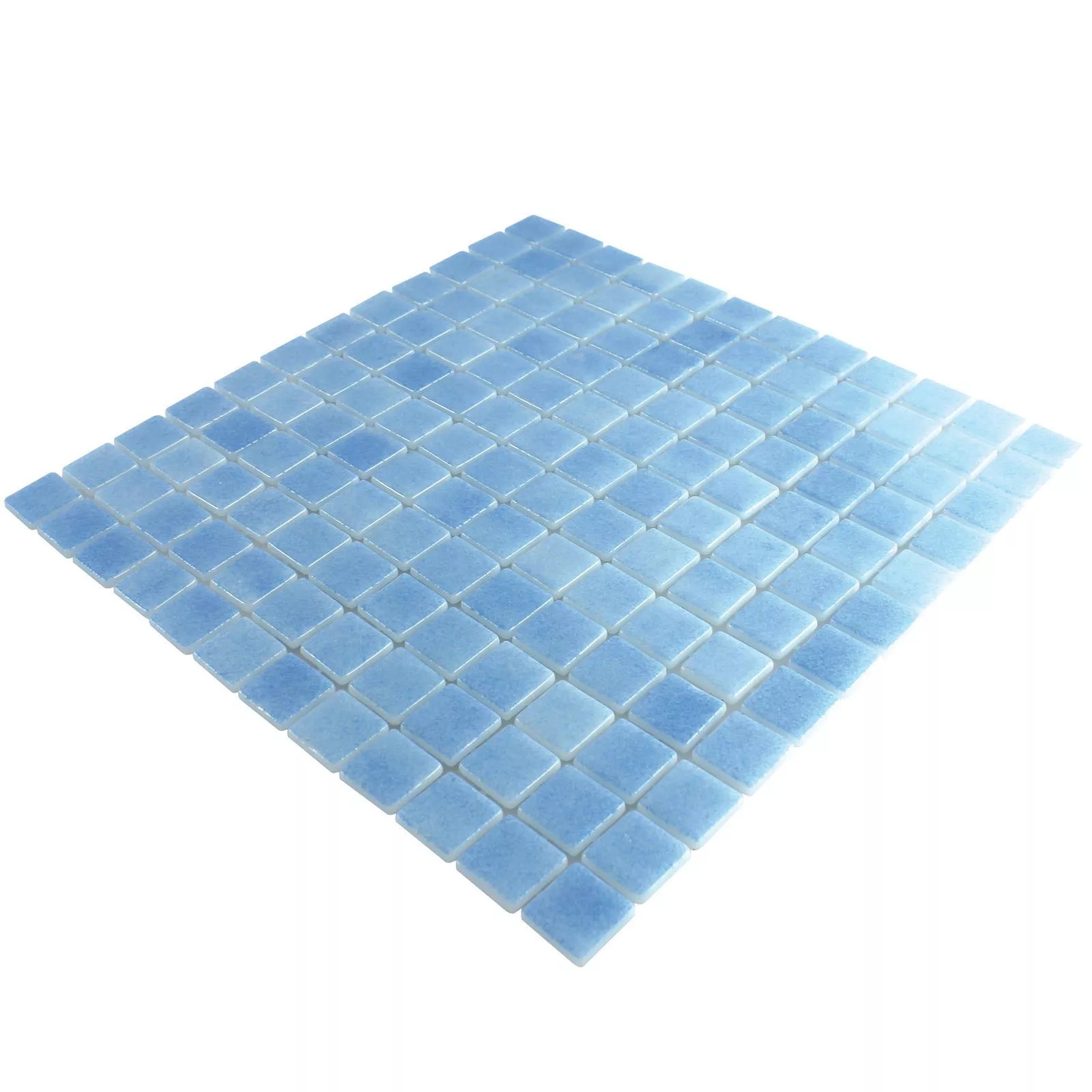 Glas Schwimmbad Pool Mosaik Lagune R11C Hellblau