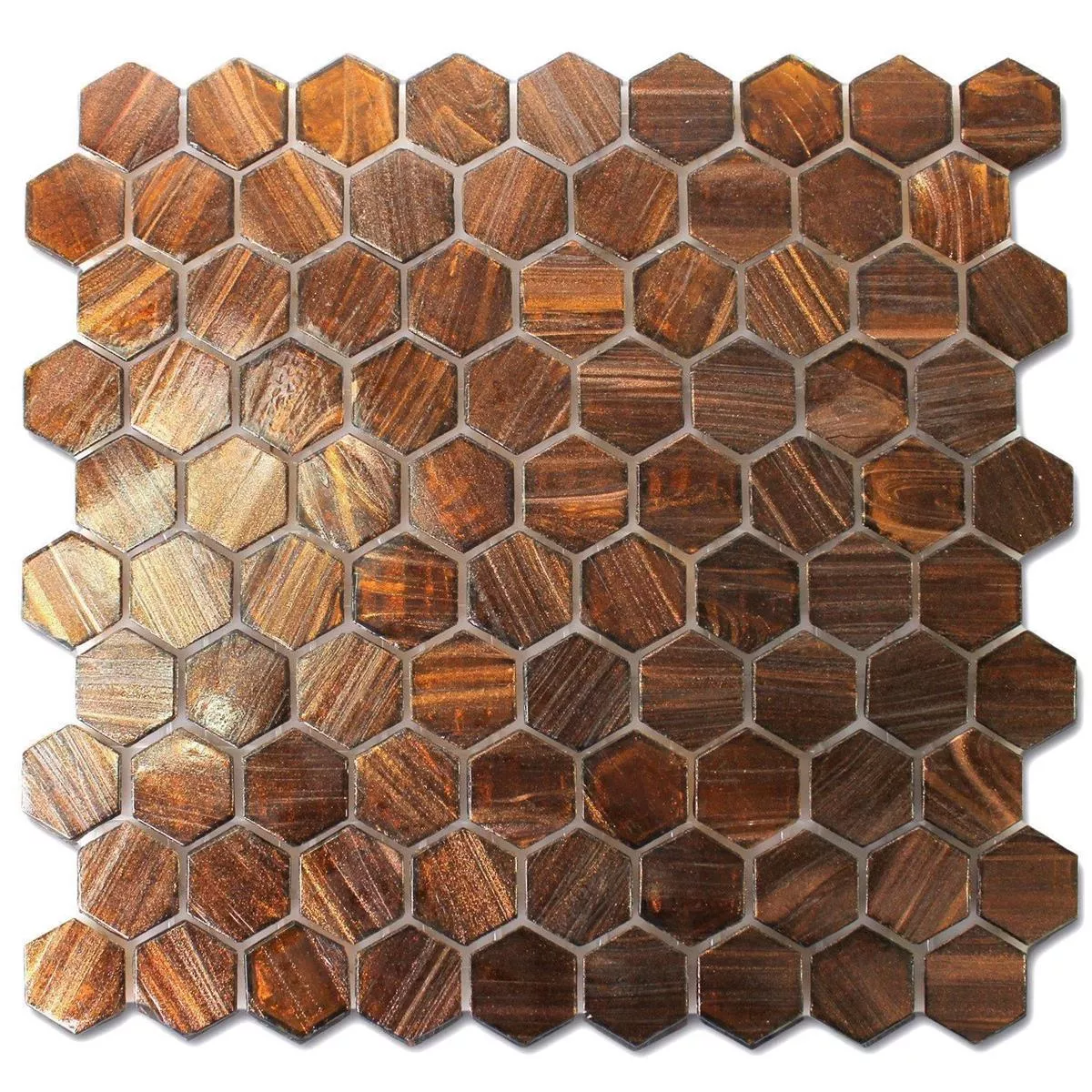 Mosaikfliesen Trend-Vi Glas Hexagonal 270