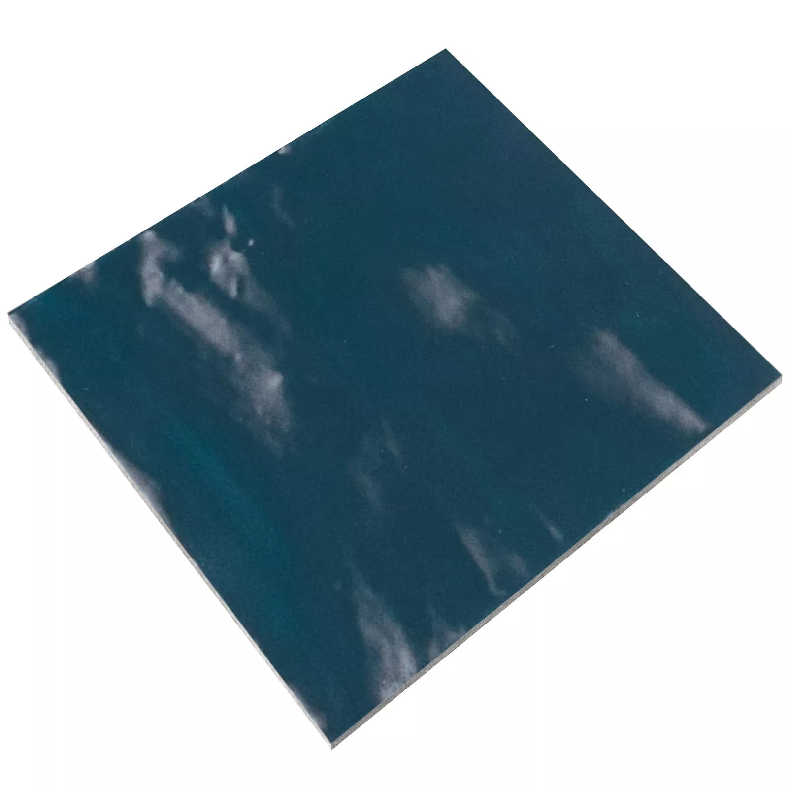 Muster Wandfliesen Marbella Gewellt 15x15cm Blau