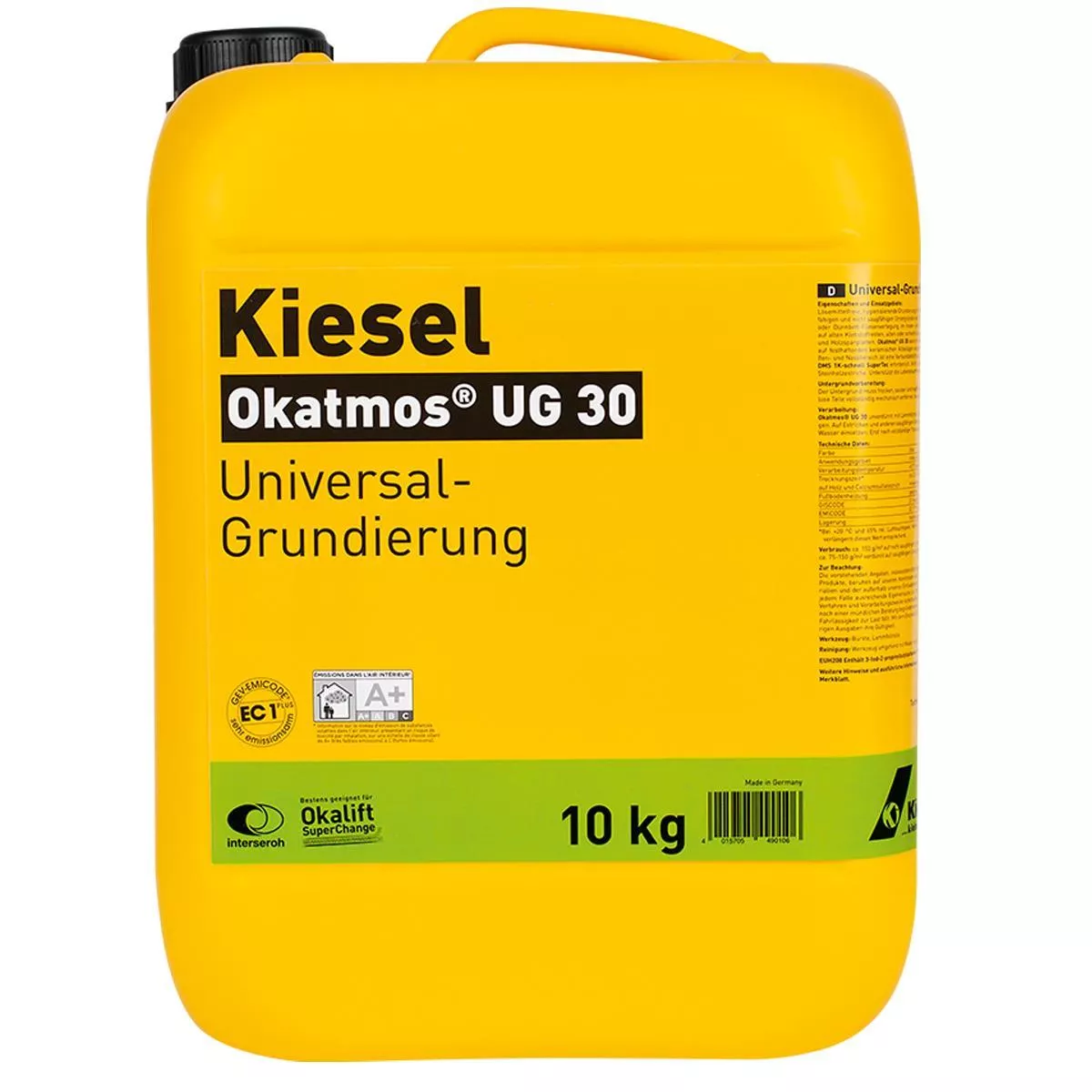 Universal Grundierung Kiesel Okatmos UG 30 Blau 10 kg