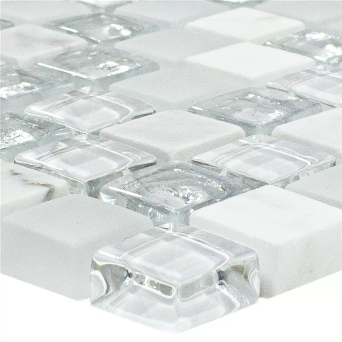 Glasmosaik Plattor Lexington Glas Material Mix Vit Glasmosaik Plattor Lexington Glas Material Mix Vit