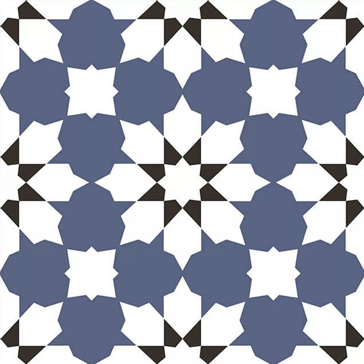 Stengods Plattor Samarkand Blå 22,5x22,5cm Stengods Plattor Samarkand Blå 22,5x22,5cm