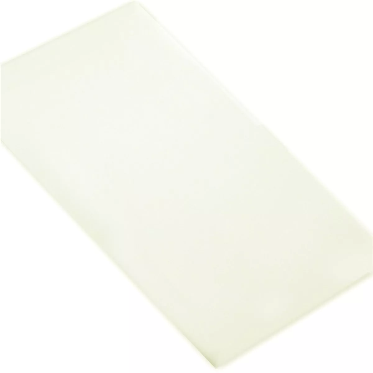 Metro Wandfliesen Creme Matt 10x30cm