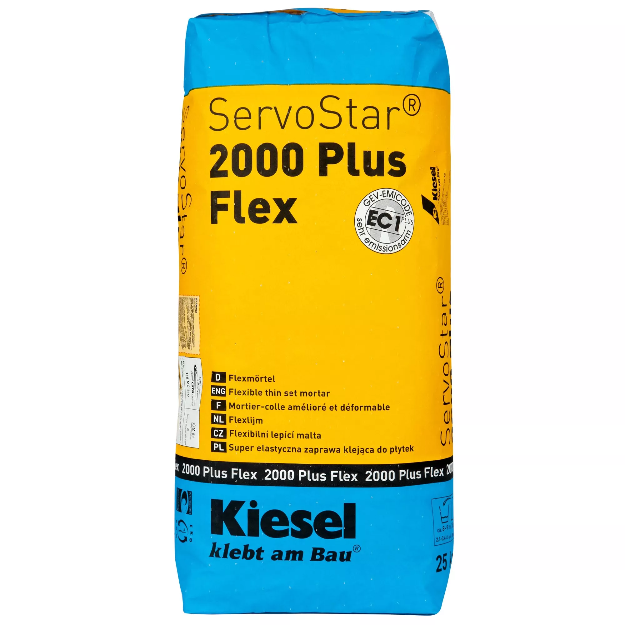 Kiesel Kakellim Servostar 2000 - Flexibel Och Plastmodifierad Cementbaserad Murbruk (25 Kg) Kiesel Kakellim Servostar 2000 - Flexibel Och Plastmodifierad Cementbaserad Murbruk (25 Kg)