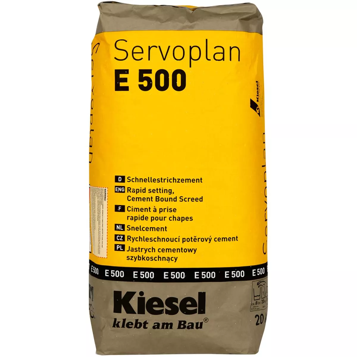 Bindemedel för snabbavjämningar Kiesel Servoplan E 500 20 kg Bindemedel för snabbavjämningar Kiesel Servoplan E 500 20 kg