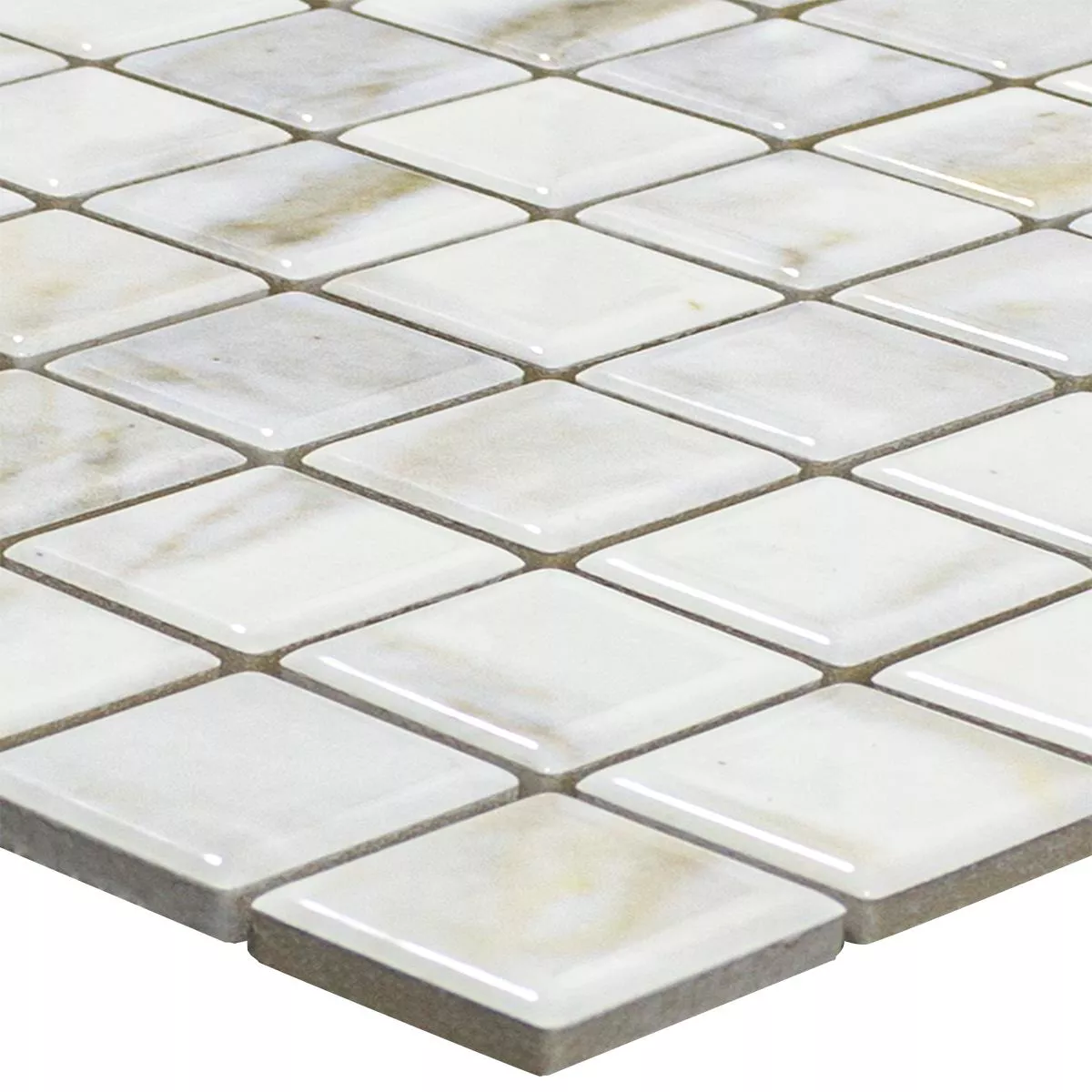 Keramikmosaik Plattor Elysium Marmor Optik Vit 23 Keramikmosaik Plattor Elysium Marmor Optik Vit 23