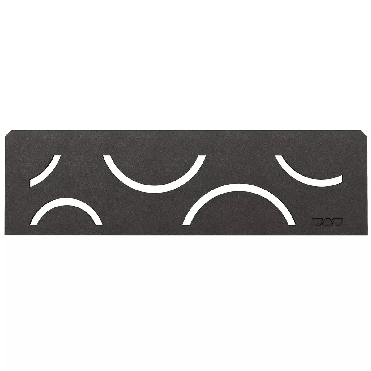 Nisch vägghylla Schlüter rektangel 30x8,7cm Curve antracit Nisch vägghylla Schlüter rektangel 30x8,7cm Curve antracit
