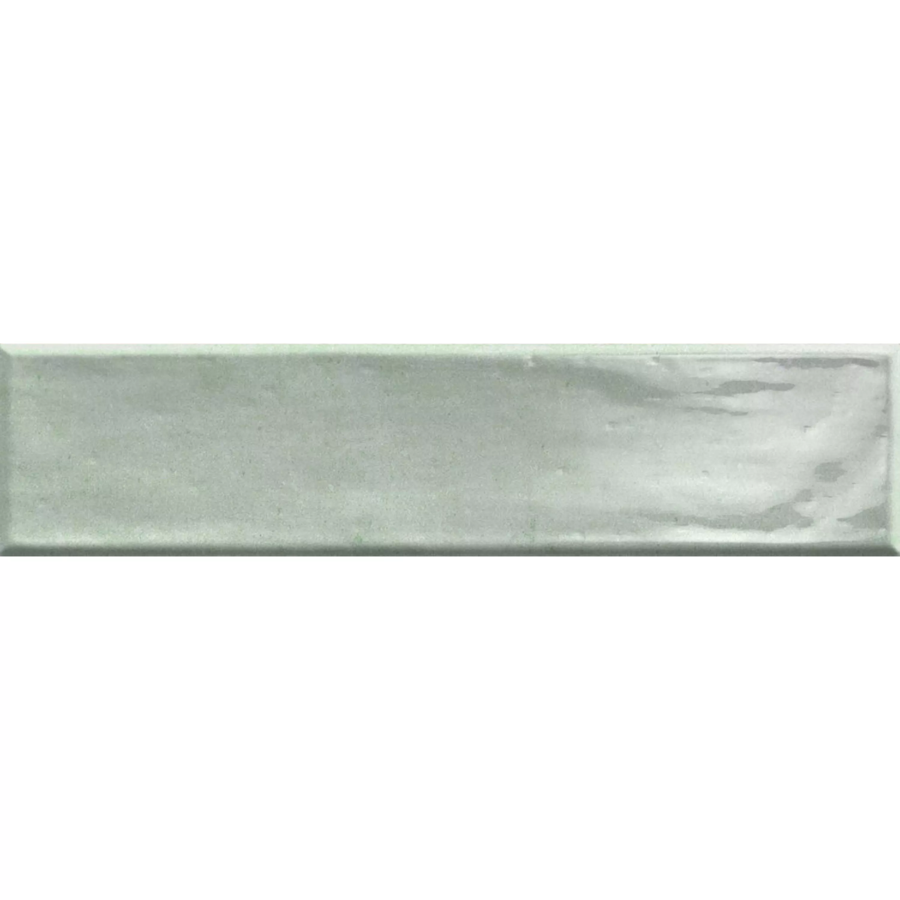 Kakel Tropea Glänsande Korrugerad Grön 7,5x30cm Kakel Tropea Glänsande Korrugerad Grön 7,5x30cm