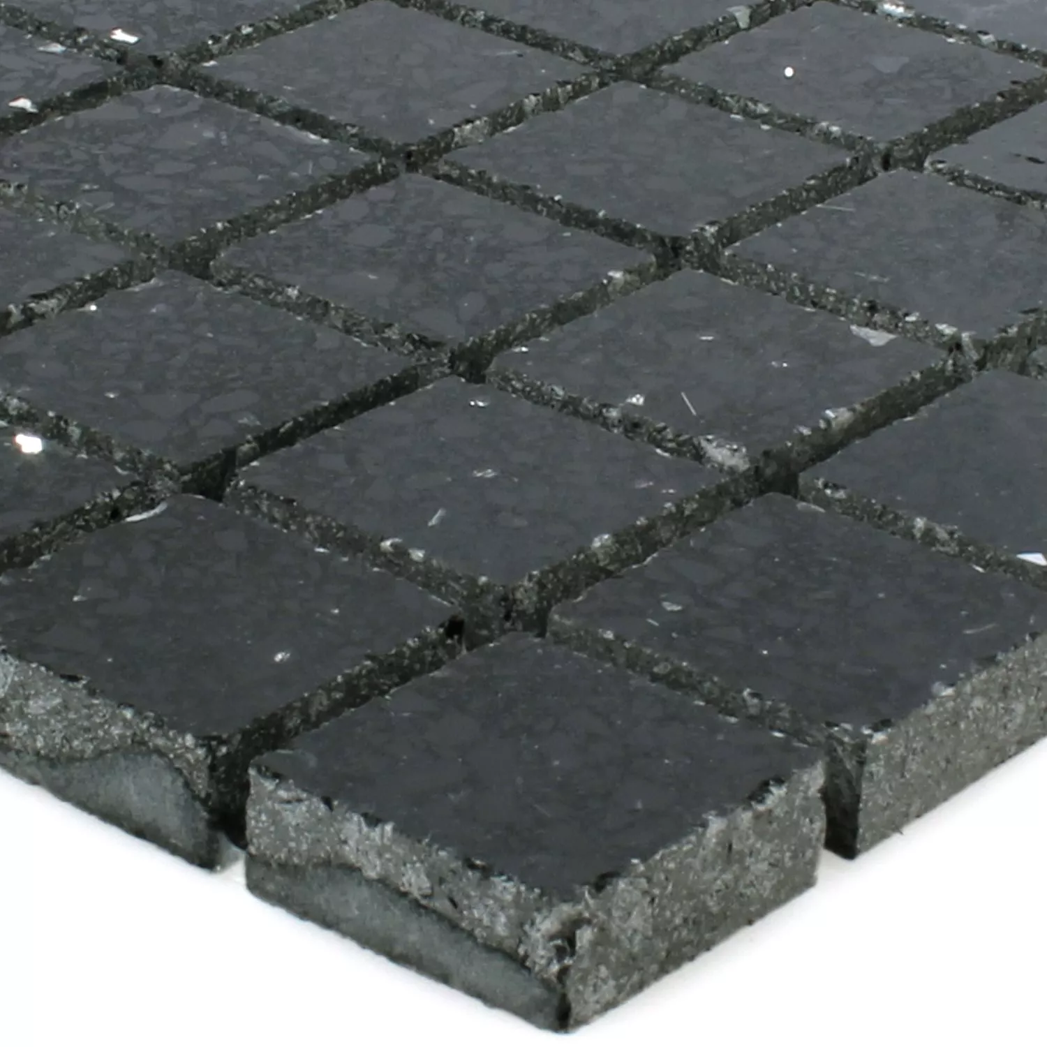 Mosaik Quarz Resin Svart 23 Mosaik Quarz Resin Svart 23