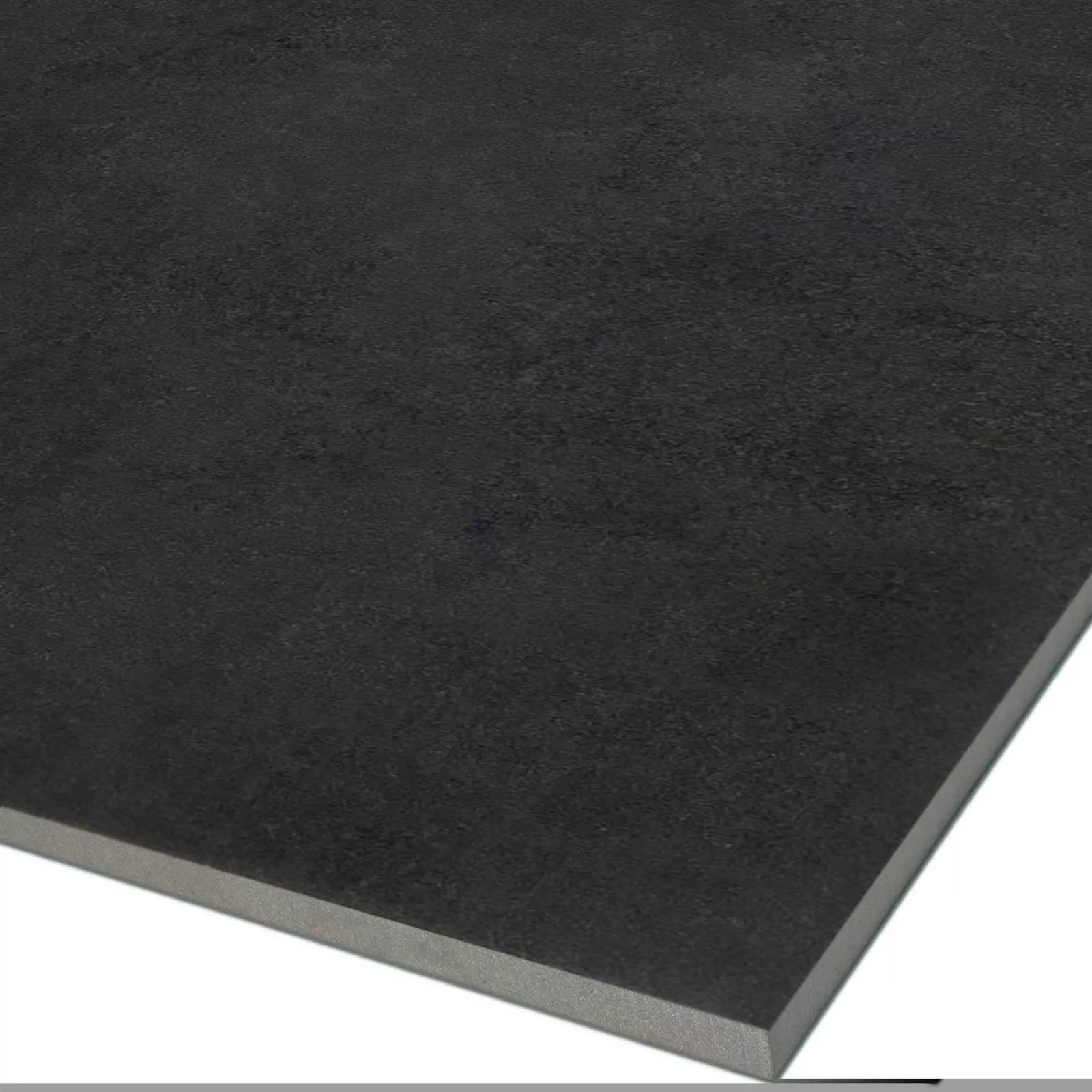 Muster Bodenfliese Mainland Betonoptik Poliert 60x60cm Schwarz