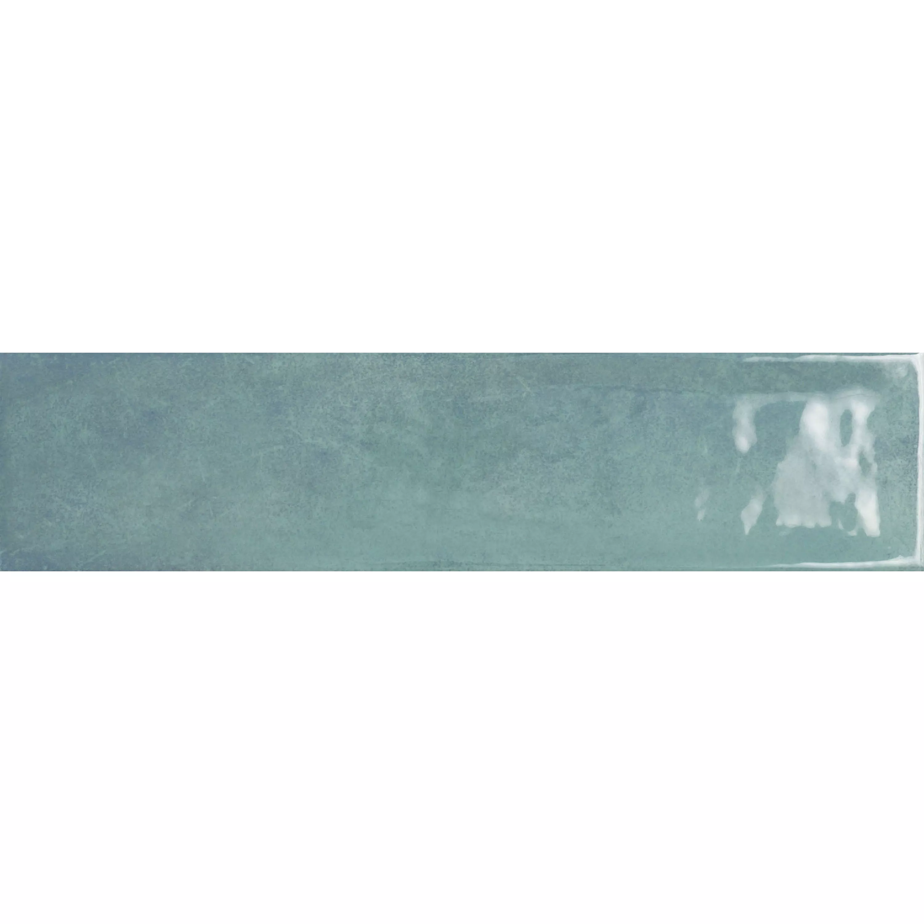 Kakel Pascal Glänsande Inuti Med Fasett Turkos 7,5x30cm Kakel Pascal Glänsande Inuti Med Fasett Turkos 7,5x30cm