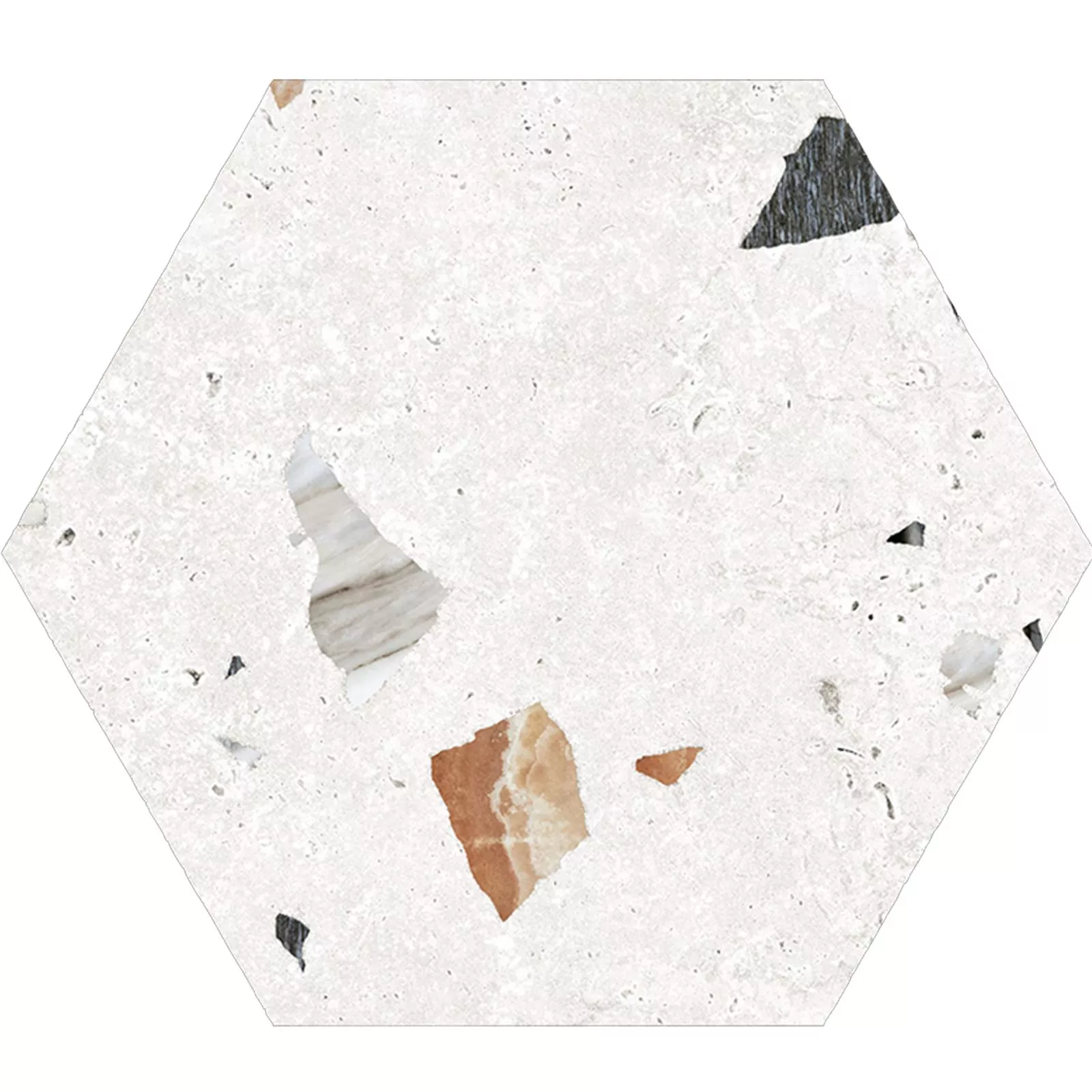 Klinker Moderno Hexagon Vit Färgrik Klinker Moderno Hexagon Vit Färgrik