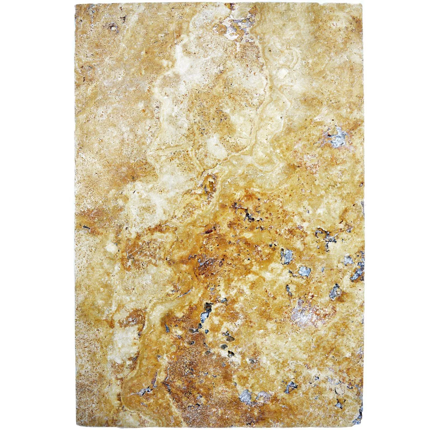 Natursten Kakel Travertin Castello Guld 40,6x61cm Natursten Kakel Travertin Castello Guld 40,6x61cm
