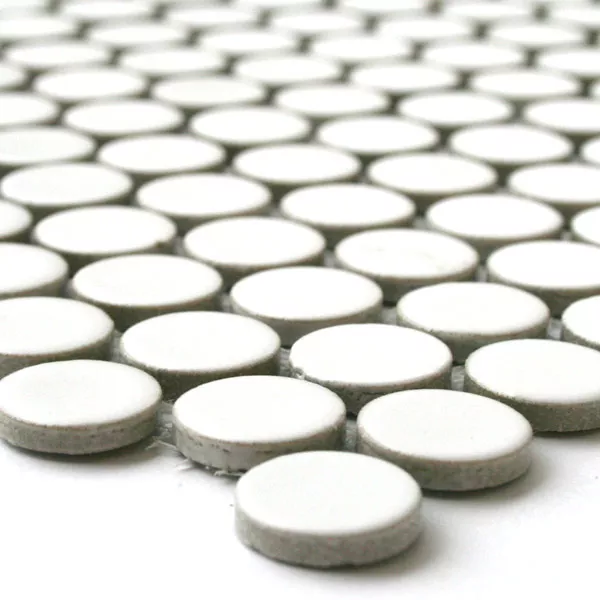Mosaikplattor Keramik Drop Vit Uni Mosaikplattor Keramik Drop Vit Uni