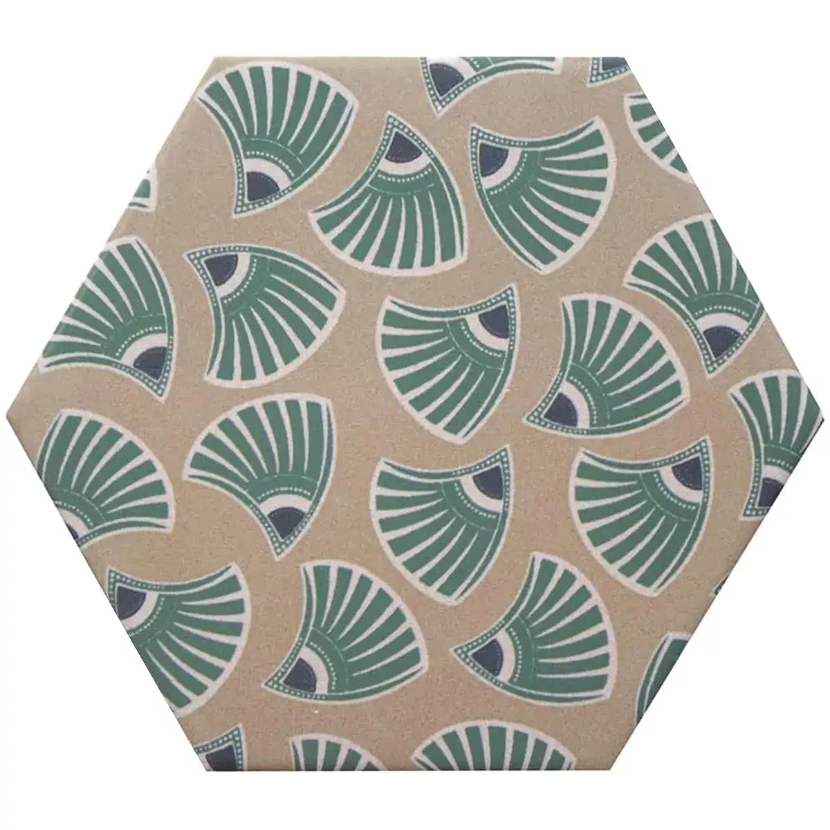 Stengods Plattor Modena Hexagon Decor 6 Stengods Plattor Modena Hexagon Decor 6